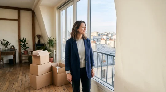 Entrepreneur francais gerant une boutique en ligne dropshipping depuis un appartement parisien sans stock physique